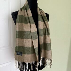 CHRISTIAN DIOR Plaid "Cashmaire" Scarf Japan